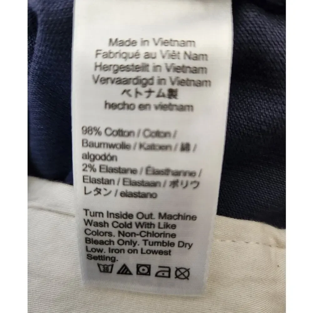 NWT J. Crew Men's 770™ Straight-Fit  Stretch Corduroy Academia Navy Blue 32/30